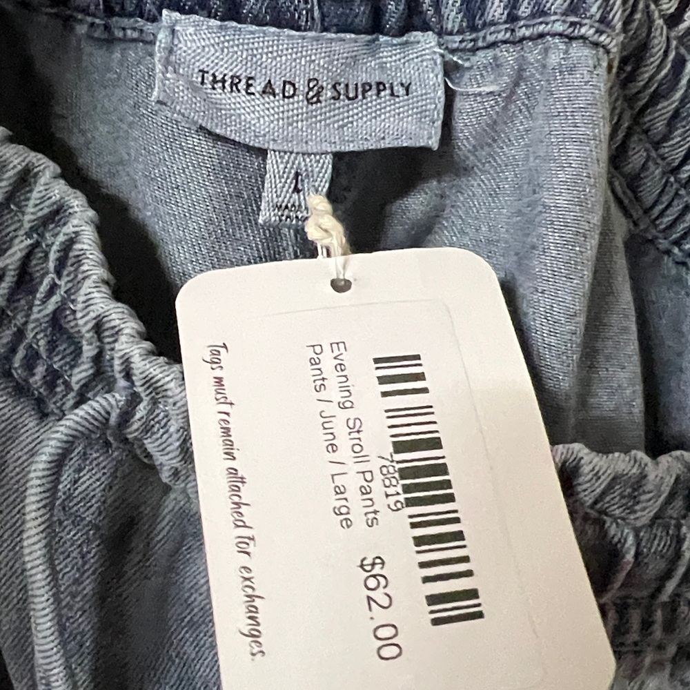 Thread and supply Casual Blue Denim Pants - Picture 4 of 4